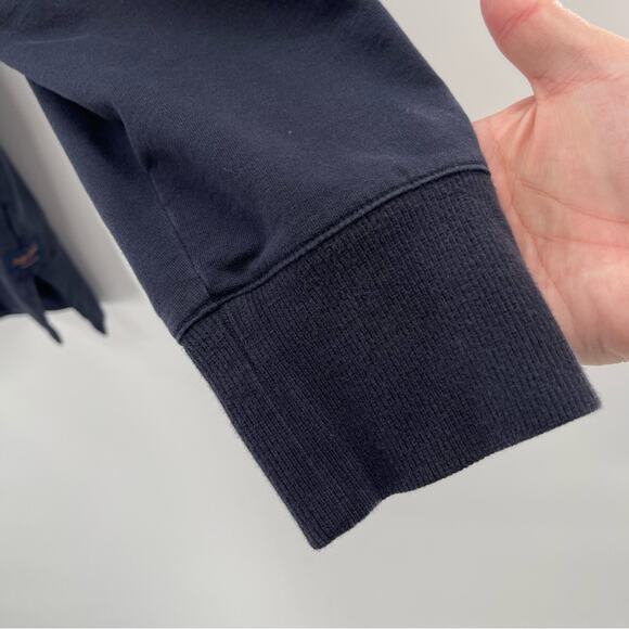 Good Man Brand Preppy Navy Blue Pro Slim 1/4 Zip Business Casual Pullover XL - Picture 6 of 10